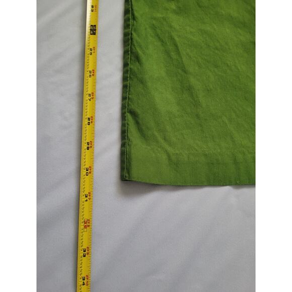 Maeve by Anthropologie Naomi Wide Leg Flare Linen Blend Pants Size 6 Green Retro - Picture 8 of 10